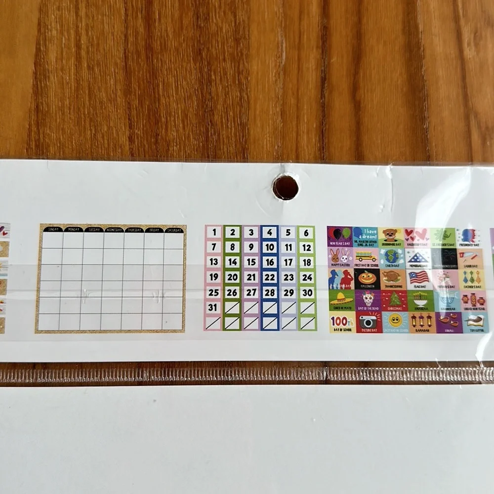 Dry Erase Large Wall Calendar Set 18” x 24”